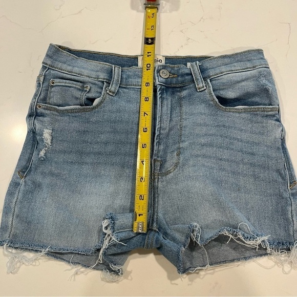 Kensie Blue Denim Stretch High Waist Cutoffs 6/28 - Picture 9 of 10